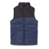JACK & JONES JUNIOR Erkek JJETOBY BODYWARMER COLLAR SN JNR Dış Giyim, Lacivert, 152
