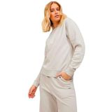 JACK & JONES JXABBIE RLX LS EVERY CREW SWT NOOS Kadın Sweatshirt Moonbeam XS