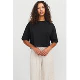 Jack & Jones JXANDREA LOOSE SSTEE JRS Siyah Kadın Kısa Kol T-Shirt