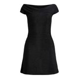 JACK & JONES JXARIA SS SHORT DRESS JRS Kadın Elbise Black XS