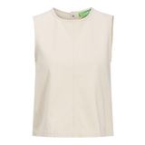 JACK & JONES JXDORA NARA DENIM TOP DNM Kadın Tişört Off-White Denim M