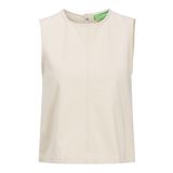 JACK & JONES JXDORA NARA DENIM TOP DNM Kadın Tişört Off-White Denim XS
