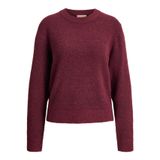 JACK & JONES JXEVI CREW NECK KNIT Kadın Triko/Kazak Cabernet XL