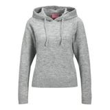 JACK & JONES JXEVI HOODIE KNIT Kadın Triko/Kazak Medium Grey Melange XL