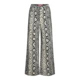 JACK & JONES JXGELLY WIDE CORD HW PANT PNT NOOS Kadın Pantolon Bone White AOP:Snake 29/32