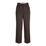 JACK & JONES JXMARY BRUSHED HW PANT TLR SN Kadın Pantolon Bracken Stripes:White S