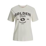JACK & JONES Jxmerle Reg Ss Tee JRS kadın tişörtü, Vanilla Ice, S