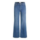 JACK & JONES JXROME Flared MW C220 DNM NOOS kadın kot pantolon, mavi (medium denim blue), 28W / 32L