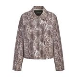 JACK & JONES JXSARAH AOP OVERSHIRT PNT SN Kadın Gömlek Bracken AOP:Snake L