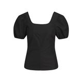 Jack & Jones Jxstella SS Siyah Top WVN Kadın T-shirt
