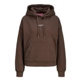 JACK & JONES JXSTUDIO VESTERBRO Kapüşonlu Sweatshirt, M, 12280152, Bracken Print:BRIGHT WHITE JJXX STUDIO, kadın