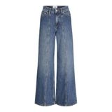 JACK & JONES JXTOKYO WIDE HW JEANS R282 DNM LN Kadın Jean Medium Blue Denim 27/32