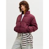 JACK & JONES JXTRACY Şişme Mont, XS, JXTRACY PUFFER, Cabernet, Kadın