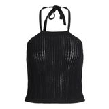 JACK & JONES JXZOELLA HALTERNECK TOP KNIT Kadın Triko/Kazak Black L