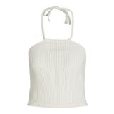 JACK & JONES JXZOELLA HALTERNECK TOP KNIT Kadın Triko/Kazak Vanilla Ice M