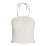 JACK & JONES JXZOELLA HALTERNECK TOP KNIT Kadın Triko/Kazak Vanilla Ice S