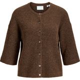 Jack & Jones Kadin Alpaka Yünlü Yarim Kol Hirka - Evi - 0-Kahverengi