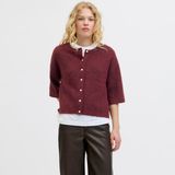 Jack & Jones Kadin Alpaka Yünlü Yarim Kol Hirka - Evi - 03R-Bordo