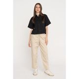 Jack & Jones Kadin Beli Lastikli Pantolon - Emily - 02S-Bej