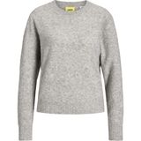 Jack & Jones Kadin Bisiklet Yaka Triko Kazak - Elba - 0-Gri