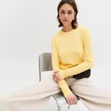 Jack & Jones Kadin Bisiklet Yaka Uzun Kollu Kazak - Cara - 05S-Sarı