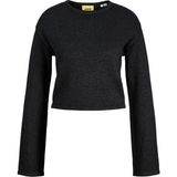 Jack & Jones Kadin Bisiklet Yaka Uzun Kollu Süveter - Sana - 0 - Siyah