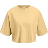 Jack & Jones Kadin Bol Kalip Kisa Kollu Tisört - Andrea - 00424 Sarı - XS