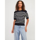 Jack & Jones Kadin Çizgili Örme Kazak - Layla - Siyah - XS