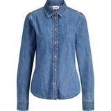 Jack & Jones Kadin Denim Gömlek - Rose - 0- Koyu Mavi