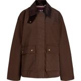 Jack & Jones Kadin Dik Yaka Kisa Mont - Zaga - 0-Kahverengi