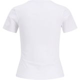 Jack & Jones Kadin Gögüs Baskili Kisa Kollu Tisört - Gigi - 0-Beyaz