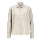 JACK & JONES Kadın Gömlek JXFIE SOFT LS SHIRT WVN, Feather Gray, M