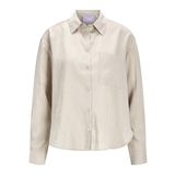 JACK & JONES Kadın Gömlek JXFIE SOFT LS SHIRT WVN, Feather Gray, XL