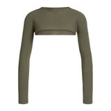 JACK & JONES Kadın JACK & JONES JXSELINA BOLERO KNIT Triko, Haki, L
