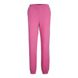 JACK & JONES Kadın JJXX JXABBIE RLX HW EVERY PANTS SWT NOOS Pantolon, Carmine Rose Print:MAGENTA JJXX LOGO, M
