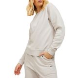 JACK & JONES Kadın JJXX JXABBIE RLX LS EVERY CREW SWT NOOS Sweatshirt, Moonbeam Print:BLACK JJXX LOGO, M