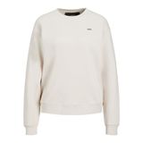 JACK & JONES Kadın JJXX JXABBIE RLX LS EVERY CREW SWT NOOS Sweatshirt, Moonbeam Print:BLACK JJXX LOGO, S