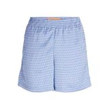 JACK & JONES Kadın JJXX JXAMY SATIN SHORTS WVN SN Şort, Silver Lake Blue AOP:Aop, S