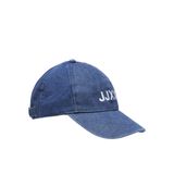 JACK & JONES Kadın Jjxx Jxbasic Big Logo Beyzbol Kot Şapka Noos Beyzbol Şapkası, Koyu mavi kot/Detaylar: / Önde büyük logo, Einheitsgröße
