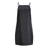 JACK & JONES Kadın JJXX JXJULINE SHORT SATIN DRESS WVN Elbise, Black, L