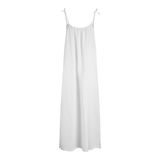JACK & JONES Kadın JJXX JXKARLA LINEN BLEND LONG DRESS WVN Elbise, White, M