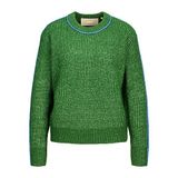 JACK & JONES Kadın JJXX JXLEONORA DIVERSE RIBBED CREW N KNIT SN Triko, Formal Garden Detail:/Blue Iolite Piping, XS