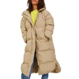 JACK & JONES Kadın JJXX JXMISTY DOWN BLEND LONG PUFFER OTW SN Mont, Cornstalk, L