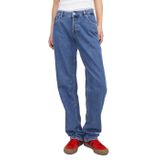 JACK & JONES Kadın JJXX JXSEOUL STRAIGHT LW JEANS R3058 DNM NOOS Kot Pantolon, Medium Blue Denim, 29/32