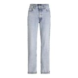 JACK & JONES Kadın JJXX JXSEOUL STRAIGHT MW CR3013 SV DNM NOOS Kot Pantolon, Light Blue Denim, 30/32