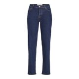 JACK & JONES Kadın JJXX JXSEOUL STRAIGHT MW RC3001 RCY Kot Pantolon, Dark Blue Denim, 29/32