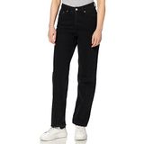 JACK & JONES Kadın JJXX JXSEVILLE LOOSE MW MR5004 DNM NOOS Kot Pantolon, Black Denim, 29/32