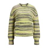 JACK & JONES Kadın JJXX JXSIMONE SPACE DYE CREW NECK KNIT SN Triko, Limeade Stripes:/3 multi space dye, M