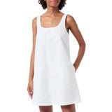 JACK & JONES Kadın JJXX JXSTELLA SL SHORT DRESS WVN SN Elbise, Blanc de Blanc, M