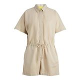 JACK & JONES Kadın JJXX JXTRALA LINEN BLEND PLAYSUIT WVN Şort, Cement, M